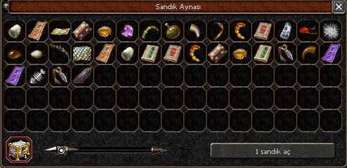 Gümüş Yükseltme Sandığı İçeriği